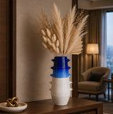 Cobalt Ceramic Statement Vase