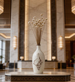 Ivory Artisan Ceramic Vase