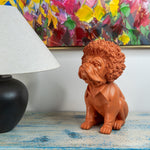 Orange  Dog Gentle—Resin Art 