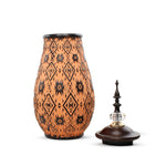 Orange Moroccan Ceramic Jars.