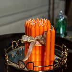 Orange Stick Candles