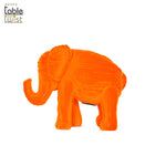 Orange elephant statue