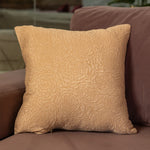 Peach Luxurious Floral Cushion Covers