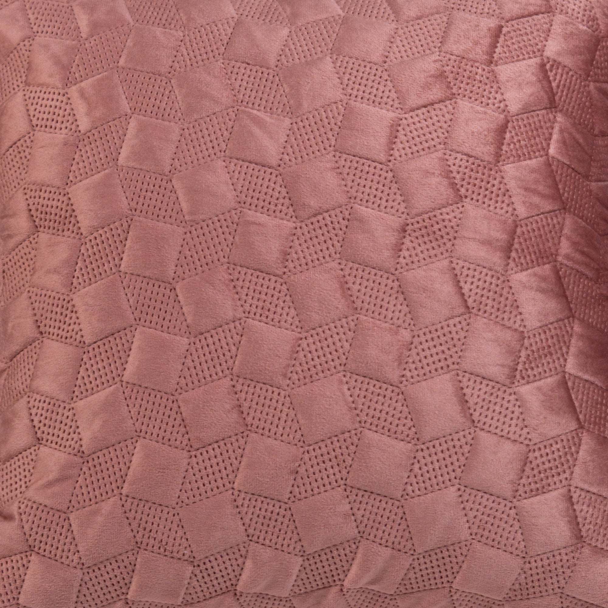 Pink Quilted 3D Geometric Design