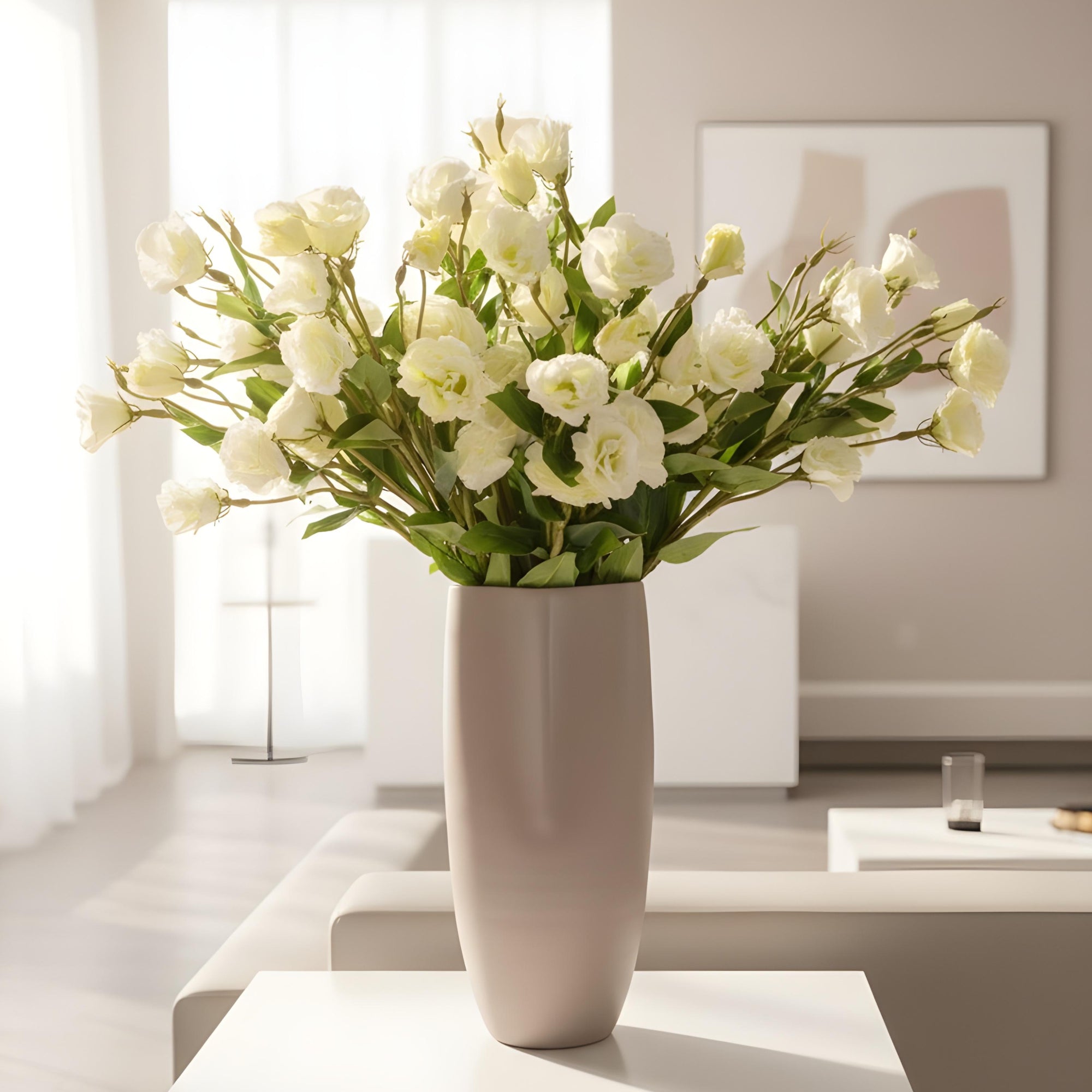 Premium White Artificial Flowers 