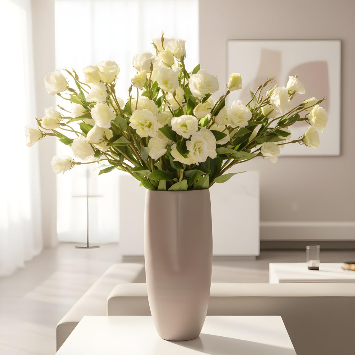 Premium White Artificial Flowers 