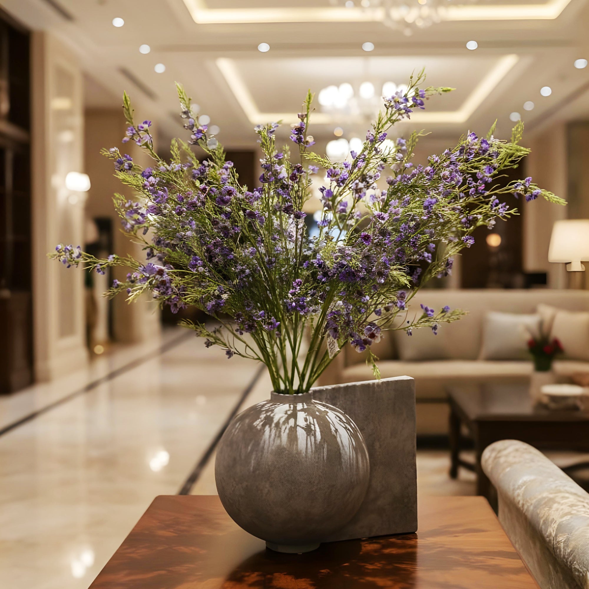 Purple Artificial Flowers for Decoration