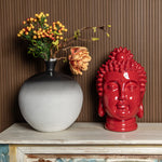 Red Buddha Sculpture 