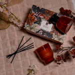 Red Gift Box - Aroma Candle Diffuser Set.