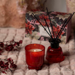 Red Gift Box - Aroma Candle Diffuser Set