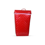 Red Laundry Bamboo Basket.