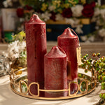 Red Pillar Candles