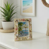 Resin Photo Frame with Real Shell Embellishments