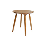 Round Wooden Table with Four Legs