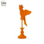 Royal Cockatoo Single Orange Velvet Figurine.