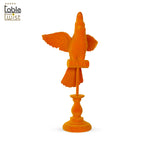 Royal Cockatoo Single Orange Velvet Figurine