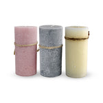 Rustic Wax Pillar Aromatic Candles (Big)