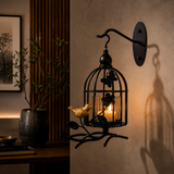 Serene Birdcage Candle Holder