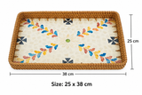 Floral Charm Mother of Pearl Tray