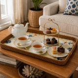 Floral Charm Mother of Pearl Tray