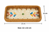 Floral Charm Mother of Pearl Tray