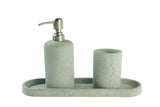 Mint Stone Bathroom Accessories Set