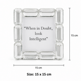 Crystal Glass Photo Frame