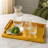 Golden Luxe Big Square Tray