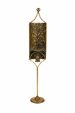 Antique Mesh Lantern Candle Stand