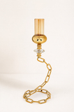 Elegant Gold Floral Candlelight Gift Set