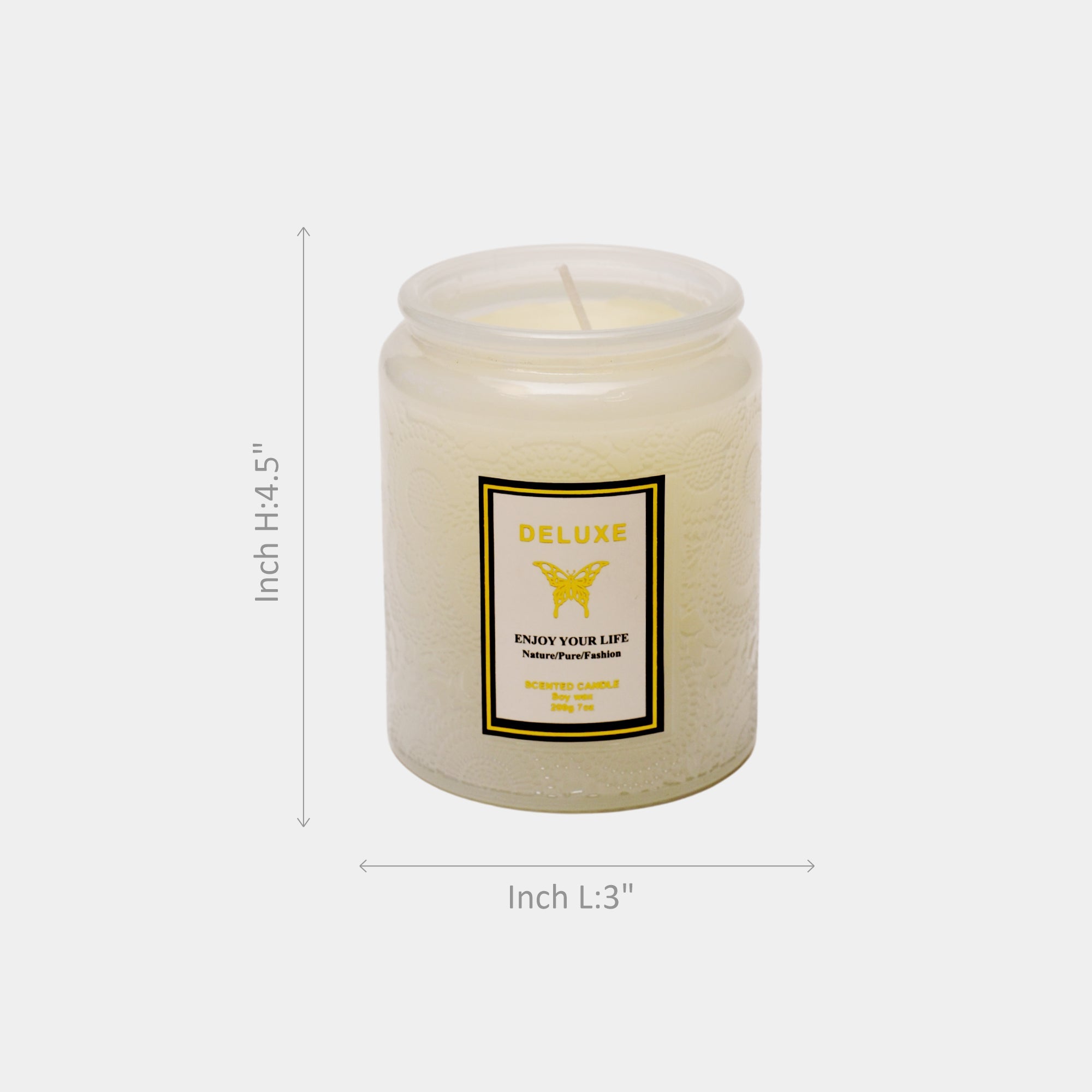 Scented LED Light Jar Candle 