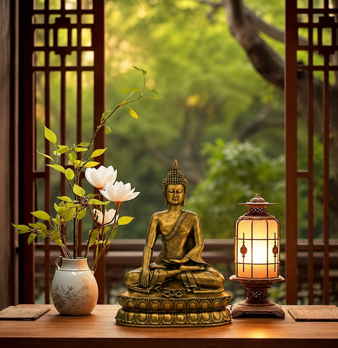 Seated Buddha Sculpture