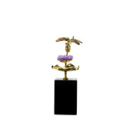 Semi-Precious Stone Floral Decor featuring delicate butterflies.