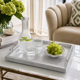 Silver Luxe Small Square Tray