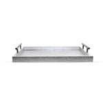 Silver Rectangular Modern  Serving Trays