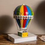 Small Colourful Metal Hot Air Balloon Décor.
