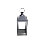 Small  Modern Contemporary Matte Grey Lantern