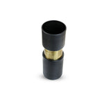 Small Standing Urn with blend of black and gold metal
