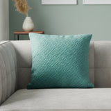 Soft Textured Teal Cushion Cover