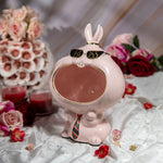  Stylish Ceramic Bunny Snack Holder - 