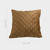 Textured Diamond Pattern Pillow Cover.