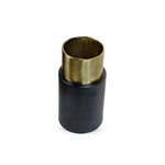 The BLACK AND GOLD METAL MULTIPURPOSE CANDLE HOLDER