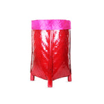 The  Bamboo Cherry Red Basket with Stand