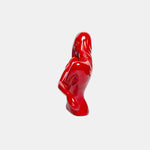 Glossy Red Female Resin Sculpture.