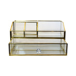 The Gold Makeup Organizer with Drawer.