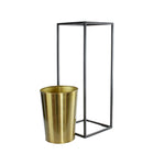 The Gold Metal Planters