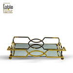 The Gold Plated Mirror Tray.
