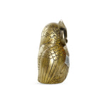 The Golden owl ornament exudes luxury accents.