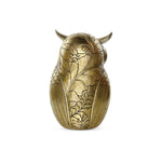 The Golden owl ornament exudes luxury accents