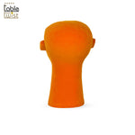 The Orange Abstract Bust Face Sculpture.